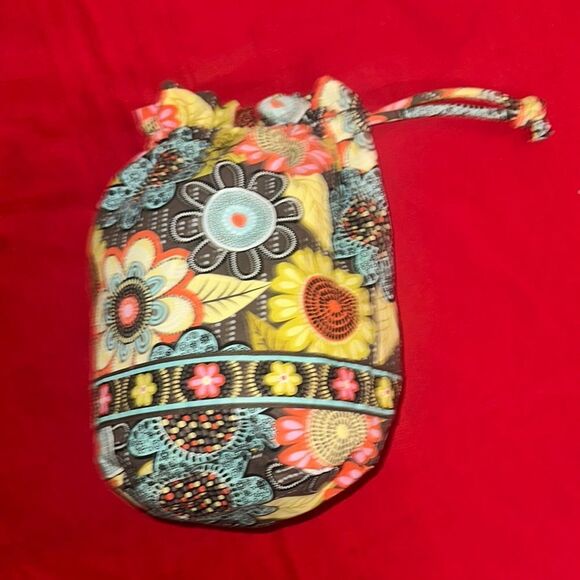Vera Bradley Floral Ditty Drawstring Bag - Picture 1 of 7